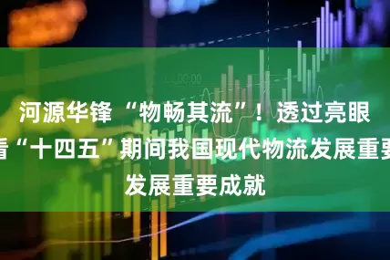 河源华锋 “物畅其流”！透过亮眼数据看“十四五”期间我国现代物流发展重要成就